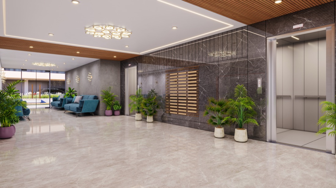 The Q grand foyer